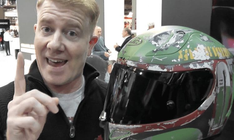 Video: Motorcycle Live! A 2017 thing to see: HJC’s Star Wars helmets AND a first look at a NEW design!