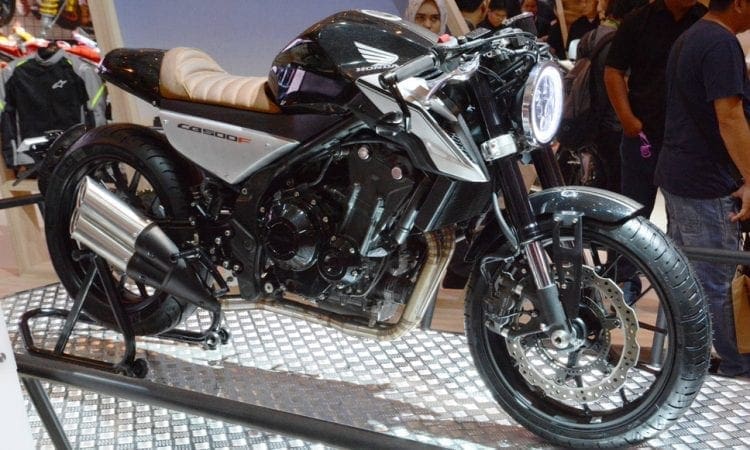 Honda’s CB500F special is the sweetest bolt-on bitsa special we’ve seen yet. Cafe Racer goes modern in a cool way