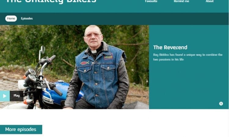 On channel 4 – The Unlikely Bikers tv series