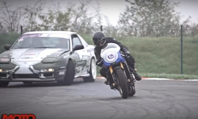 Video: AWESOME video on how to drift a trick ER6-n cafe racer AND a Nissan