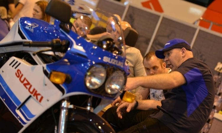 Motorcycle Live! A 2017 stand to go to: Suzuki (the vintage bit in particular)