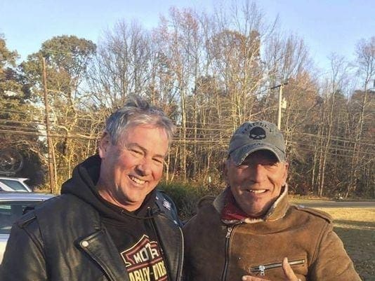So you stop to help a stranded biker… and it turns out to be Bruce Springsteen