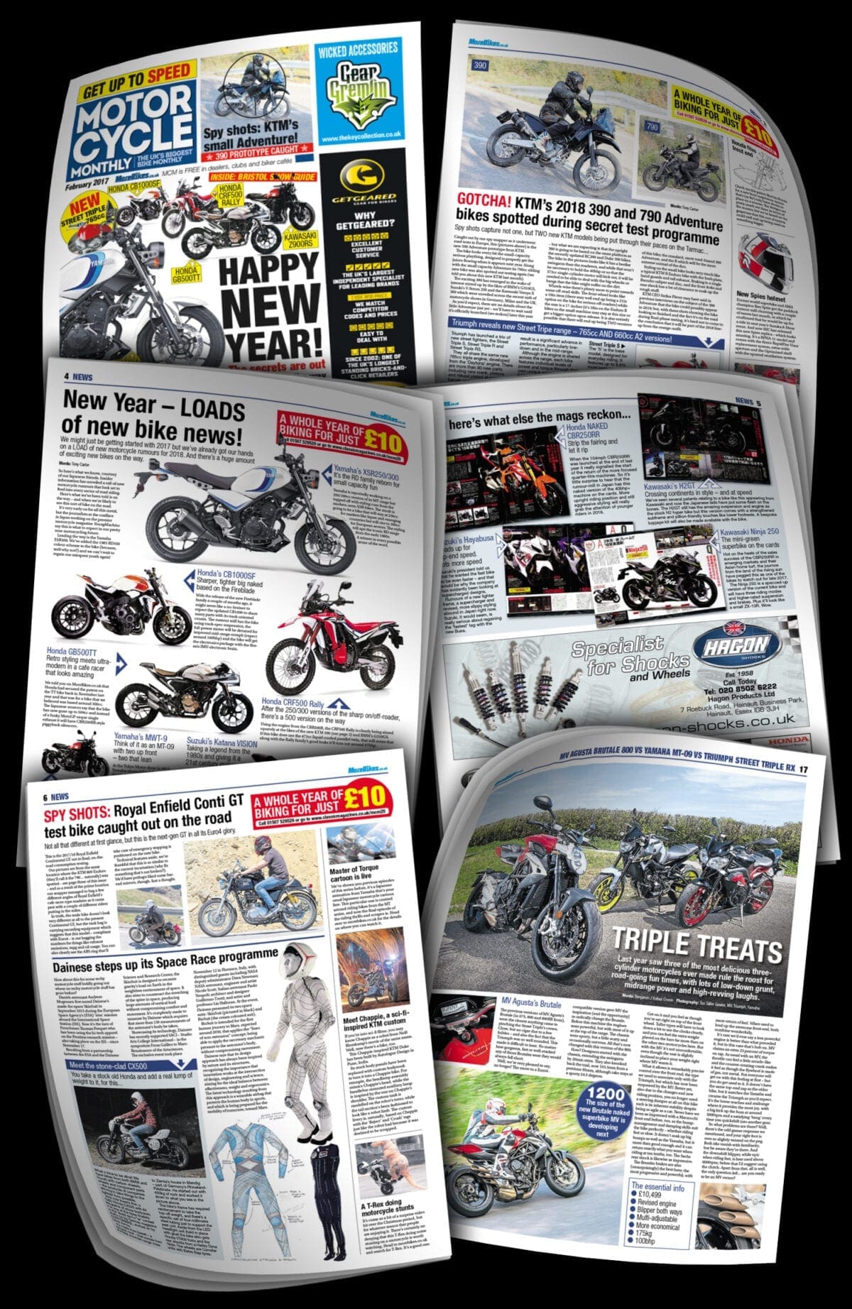 Motor Cycle Monthly – new issue out NOW. Loads of new bike news in there (including the rebirth of the RD350 family line with the XSR300). And 15 other new bikes! Grab the motorcycle newspaper for FREE!