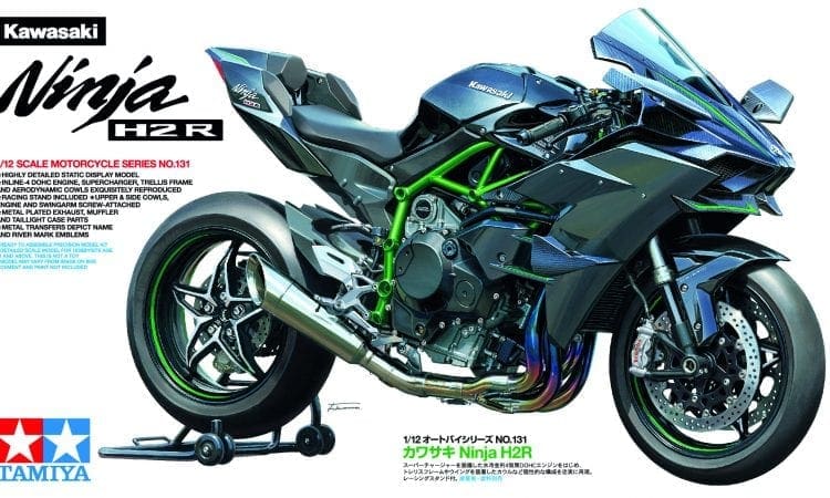 Tamiya launches its Kawasaki H2R model kit in time for Christmas