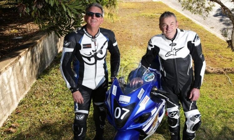 Blind Aussie going for Land Speed record on a Busa