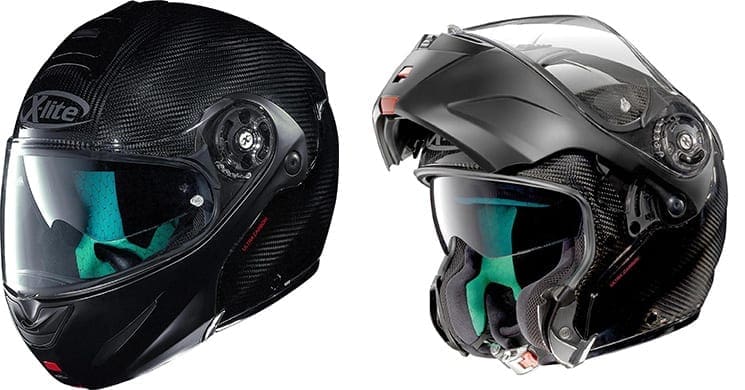 X-Lite launches the flip-up carbon touring helmet. Sweet.