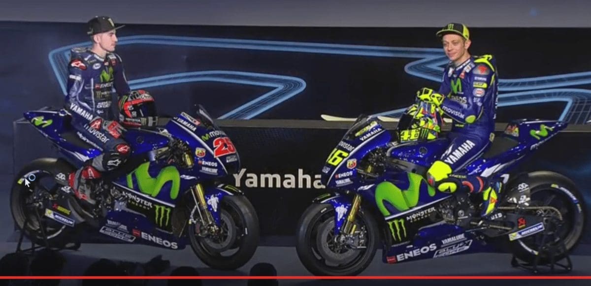 First look: Rossi and Vinales’ 2017 Yamaha MotoGP bike unveiled
