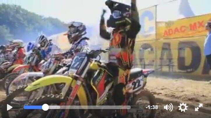 Video: When you’re over-hyped for the start of the race…