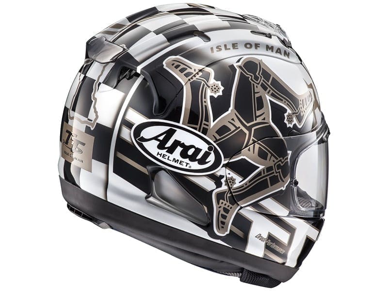 First look: Arai’s 2017 Isle of Man TT helmet design