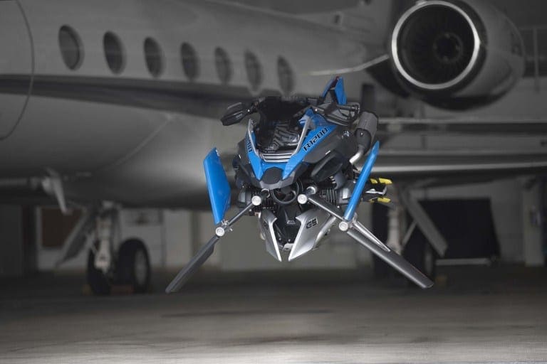 Video: Lego and BMW’s team-up for the flying Hover Bike concept in film