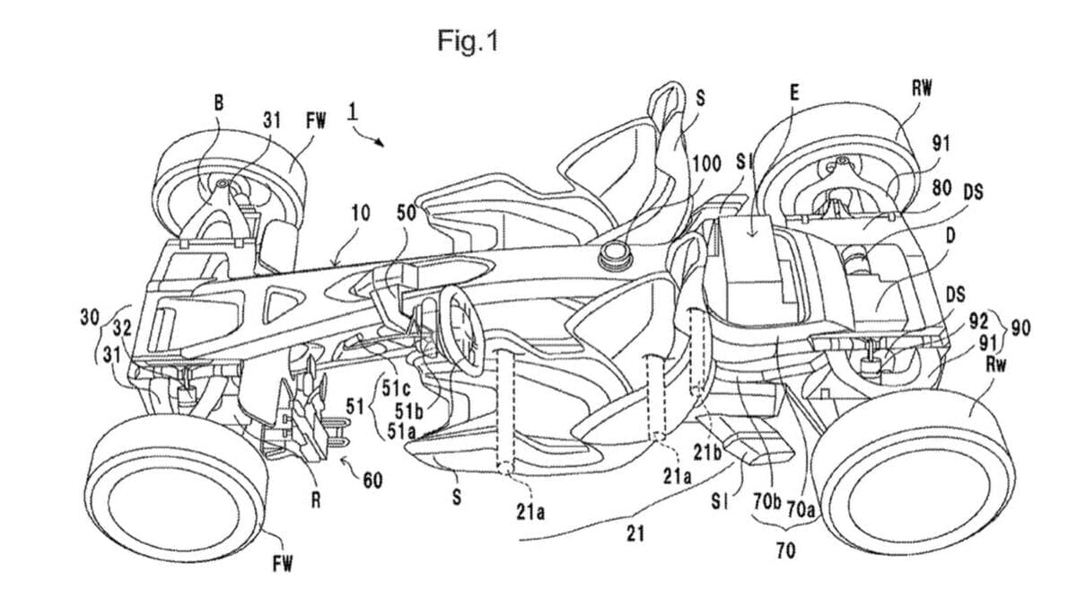 Honda’s MotoGP engine in two-person track/road car revealed for production in patents