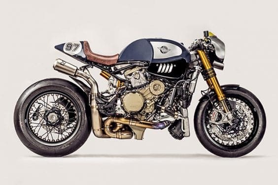 Meet the Ducati Panigale R Cafe Racer – ‘The Blue Shark’