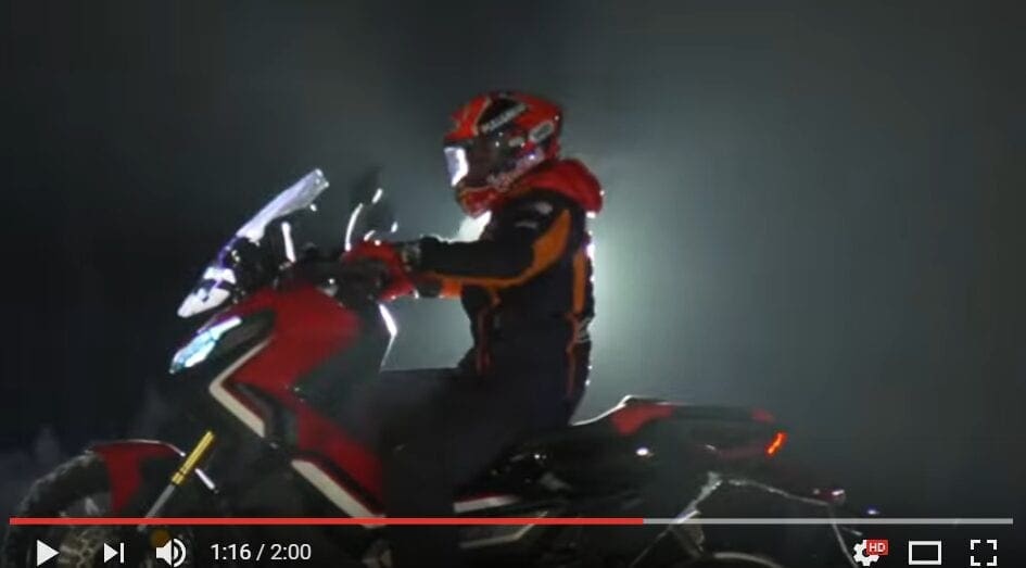 Video: Marc Marquez rides the X-Adv concept scooter thing in the snow