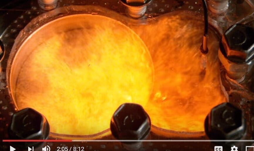 Video: an engine firing up in 4k slow motion. Gorgeous!