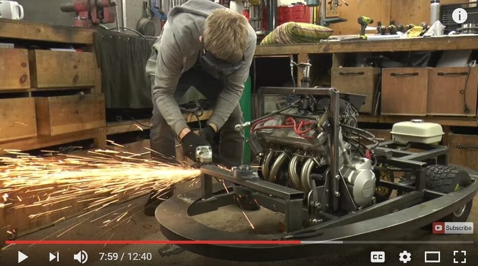 Video: Putting a CBR600 engine into a Dodgem… via a Colin Furze…