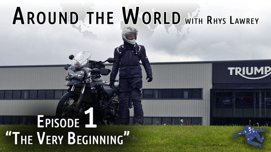 Watch every video from Rhys Lawrey’s epic global journey on a Triumph Tiger