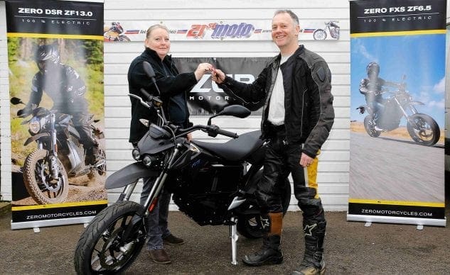 UK’s first Plug-In motorcyclist gets Government subsidy-backed bike!