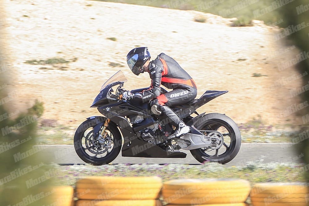 Caught out! 17 pictures of BMW’s HP4 RACE carbon superbike out in final pre-sale tests in Spain
