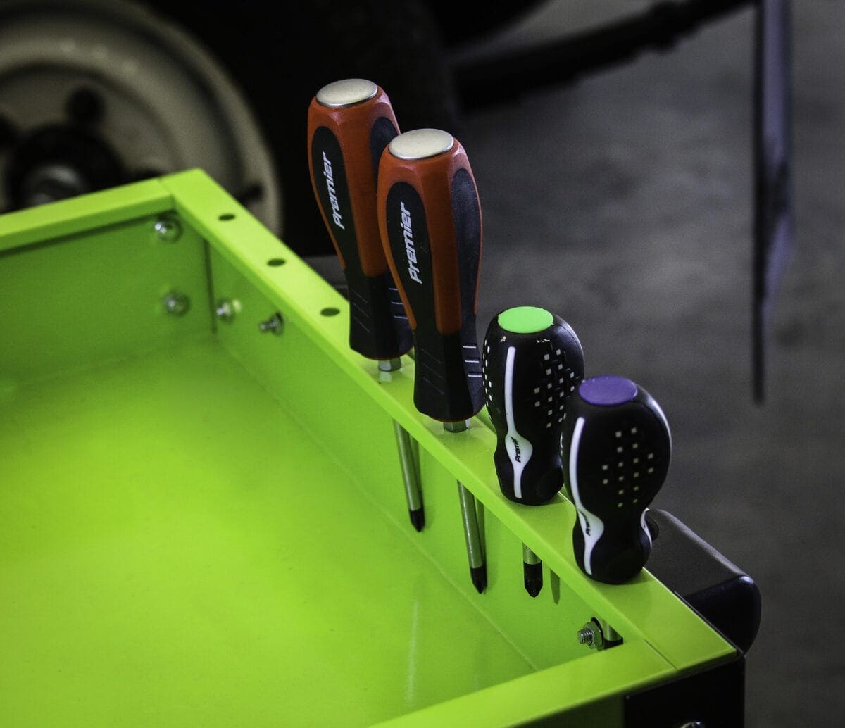 Sealey launches new range of Hi-Vis workshop trolleys – look mint!