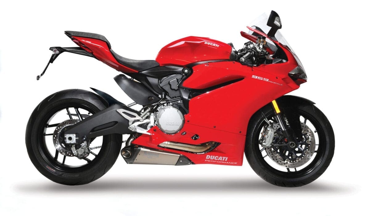 Get £3,789 worth of accessories for £1,500 when you buy a new Ducati 959 Panigale