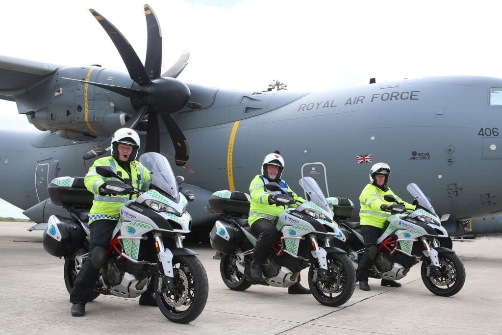 BikeSafe takes delivery of ten Ducati Multistrada 1200s