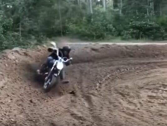 Video: Sendin’ it on a Harley-Davidson. Watch this, you’ll love it.