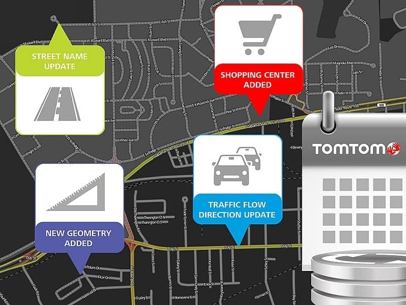 TomTom looking to the future and offering weekly maps updates