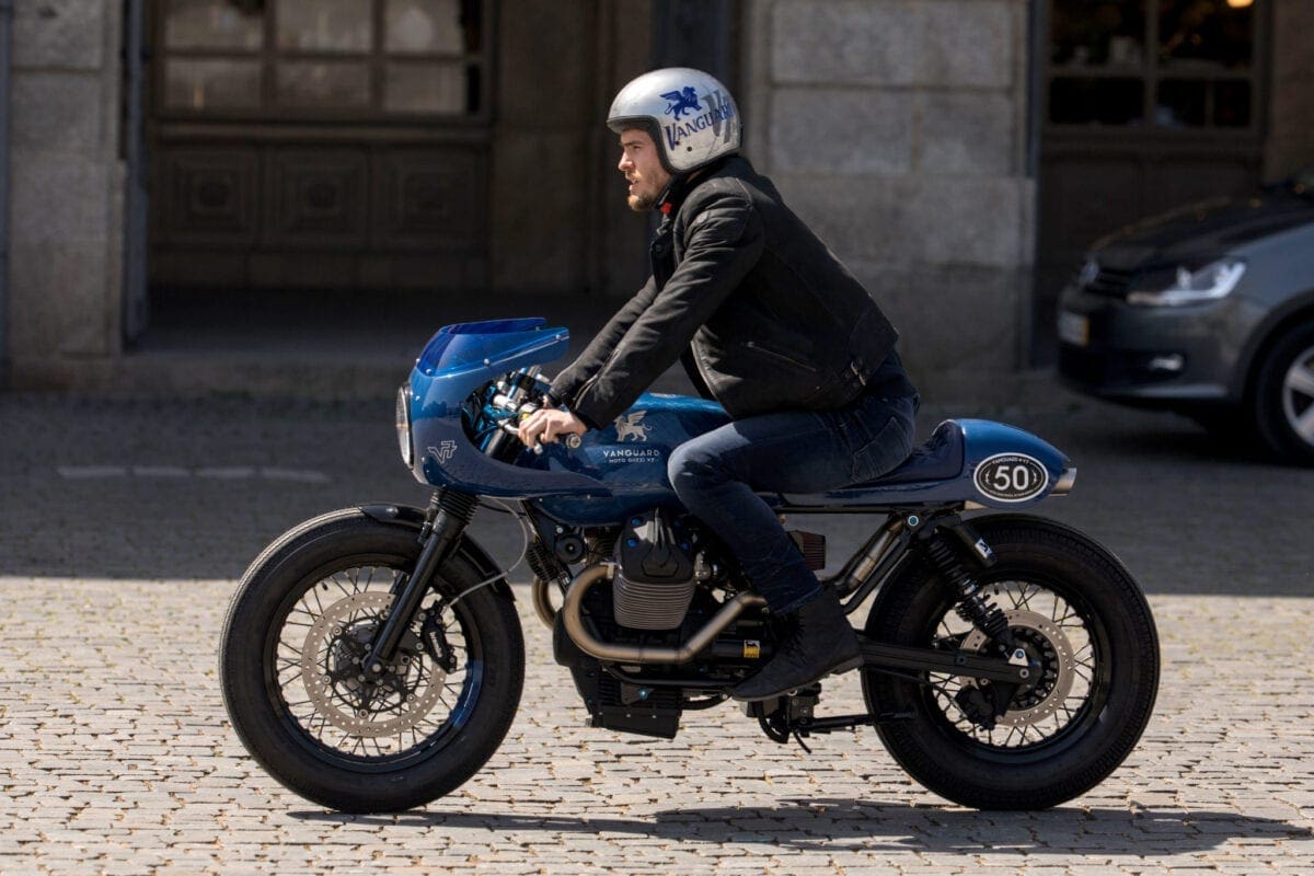 Video: 50th anniversary Moto Guzzi V7 custom cafe racer