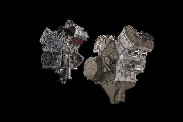 Ducati’s Desmosedici Stradale V4 engine unveiled!