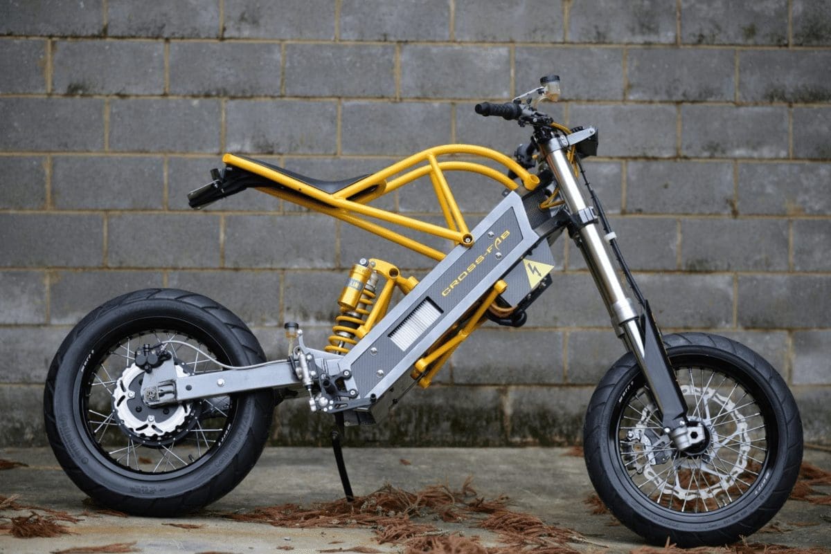 One-off ExoDyne electric motorcycle