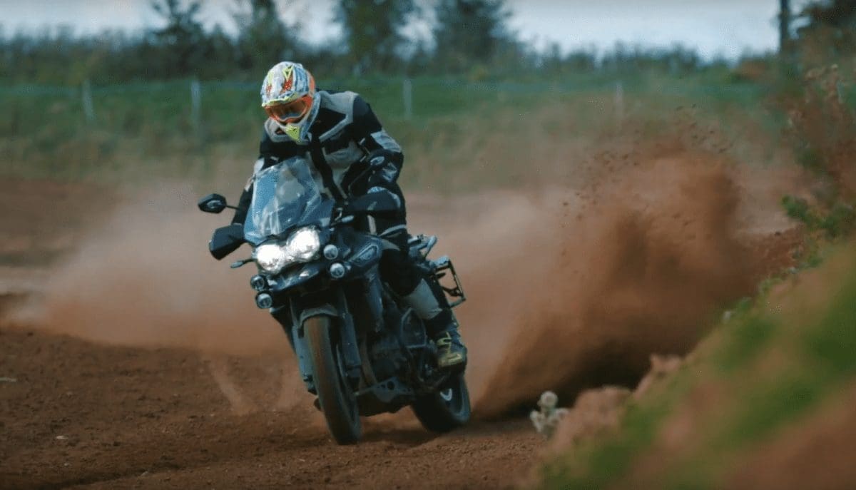 Video: Triumph Tiger Explorer takes to the sand