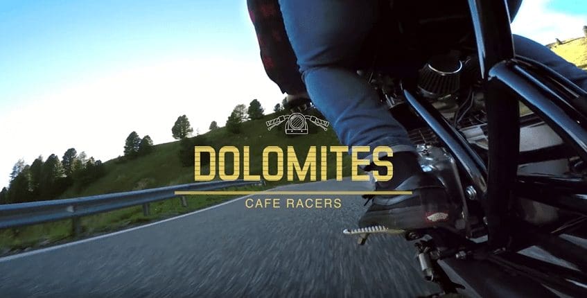 Video:  Café Racer ride through the Dolomites with GoPro