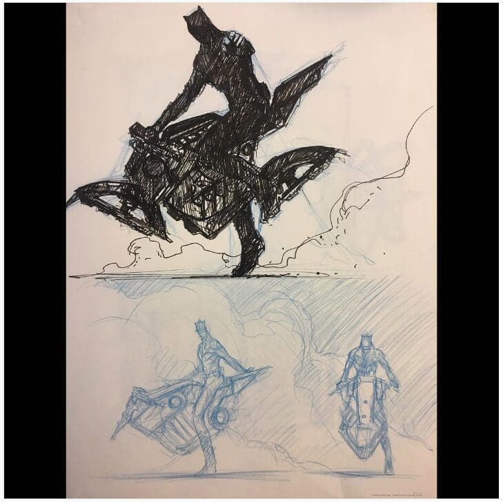 Batman’s flying motorcycle (plans)