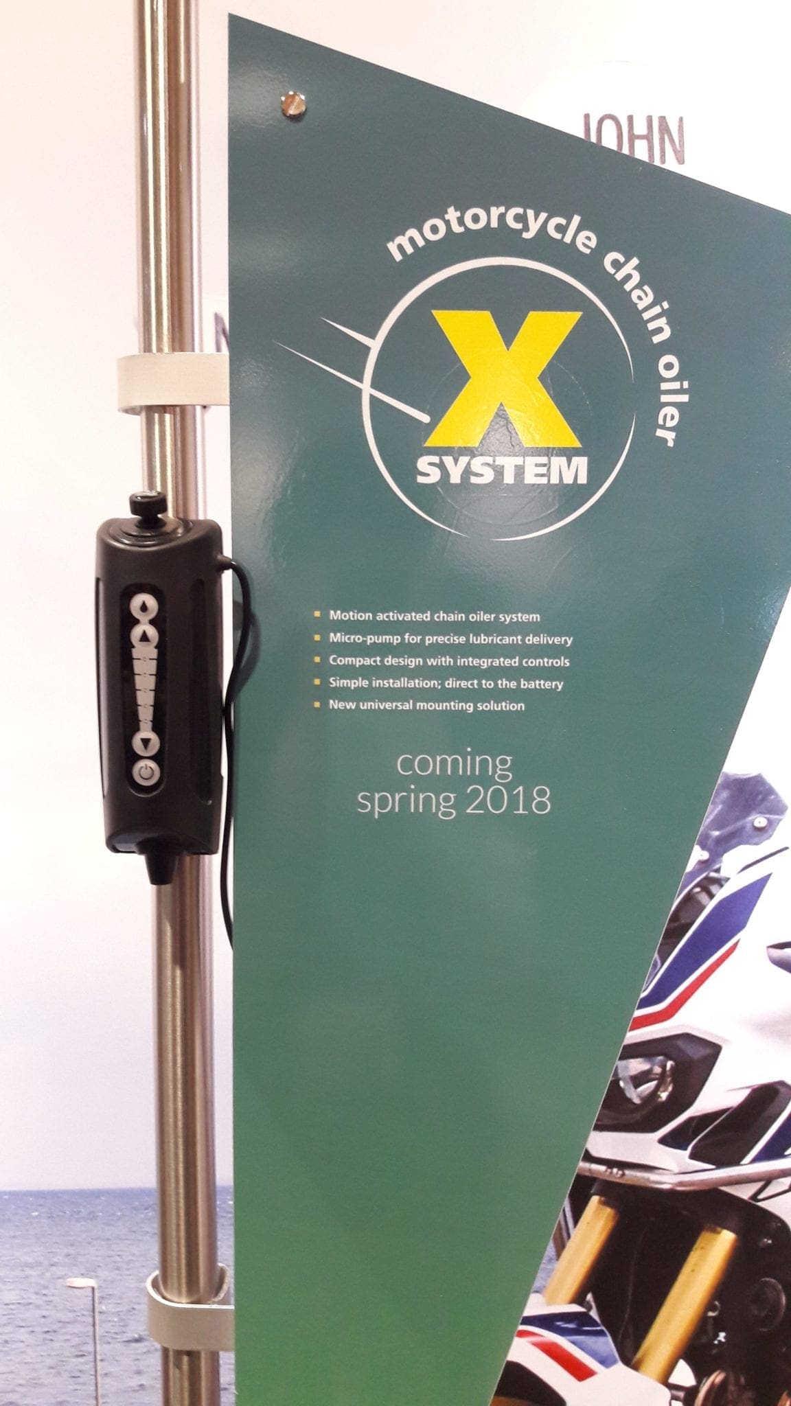 Scottoiler unveil its new xSystem automatic oiler at Motorcycle Live