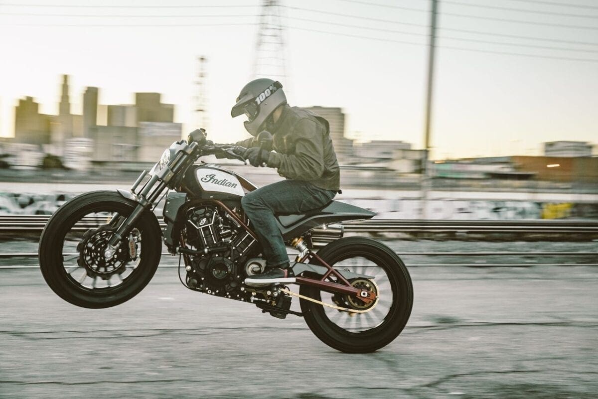 Indian launches 2018 FTR1200 Flat Tracker ‘tribute bike’ for the road at EICMA