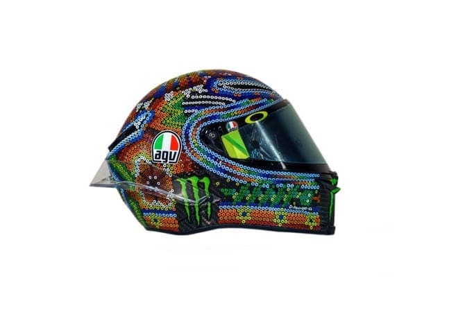 BEHOLD! Valentino Rossi’s new helmet for the Sepang tests – it. Is. AMAZING.