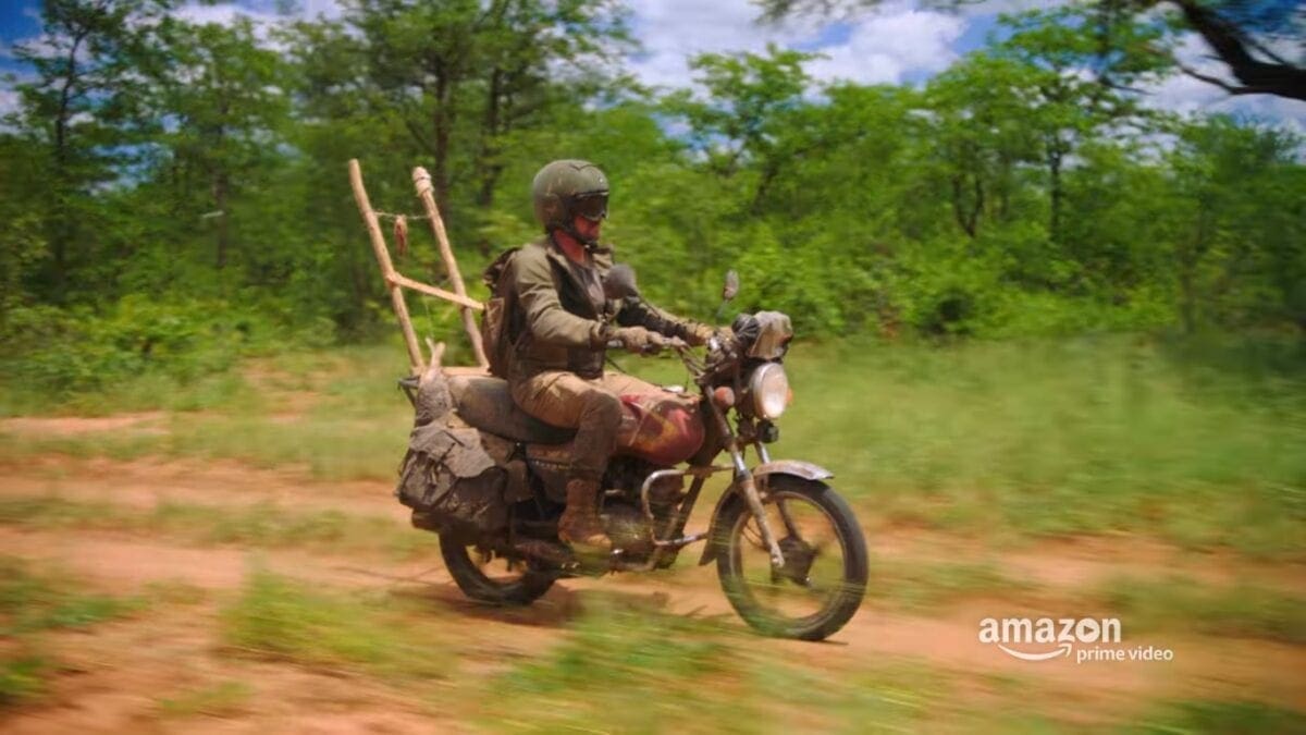 VIDEO: Richard Hammond rides a TVS Star HLX across Mozambique for the Grand Tour Season Finale