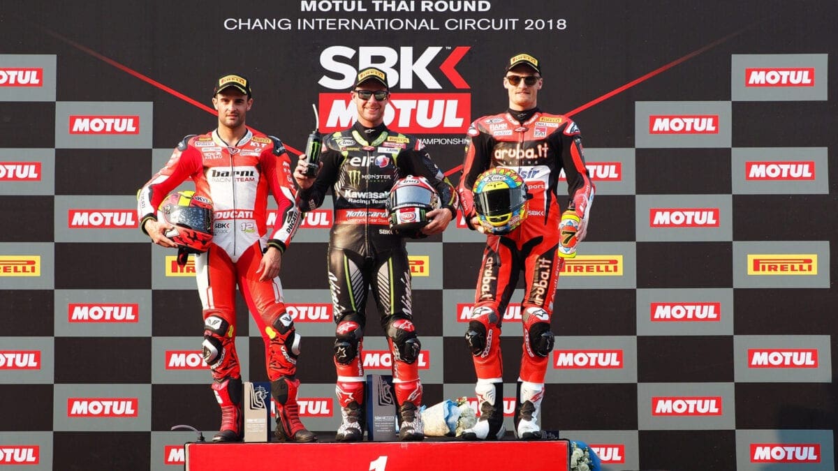 After missing out in Australia, the reigning World Superbike Champion Rea, returned to top spot in Thailand.