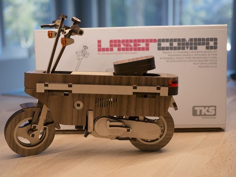 LaserCompo: Build your own wooden Honda MotoCompo replica