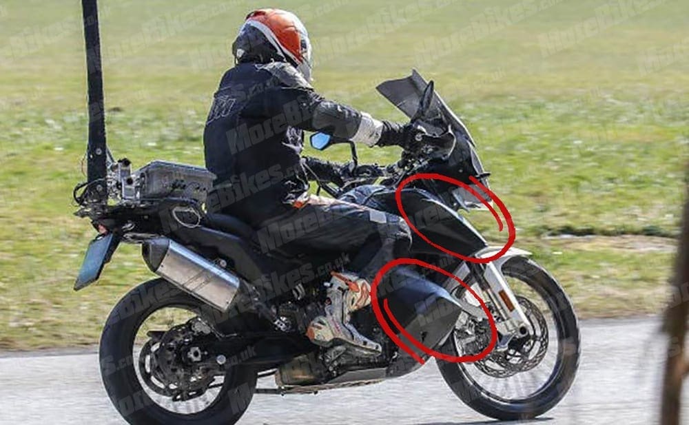 SPY SHOT: KTM 790 Adventure spotted on the road WITH WINGS!