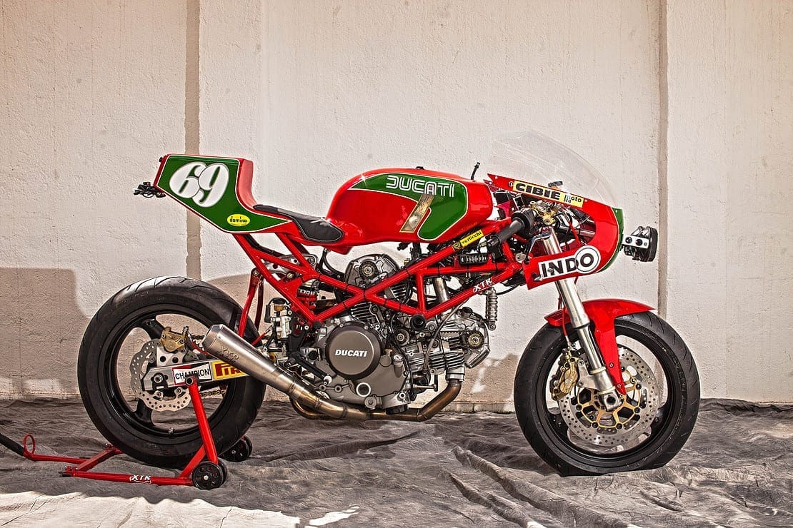 XTR Pepo unveils its custom Ducati Ulster – inspired by 70s and 80s road racing