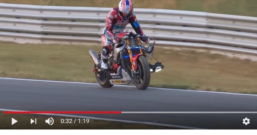 EWC: Video of Greg Leblanc manfully getting a mashed Fireblade back to the pits
