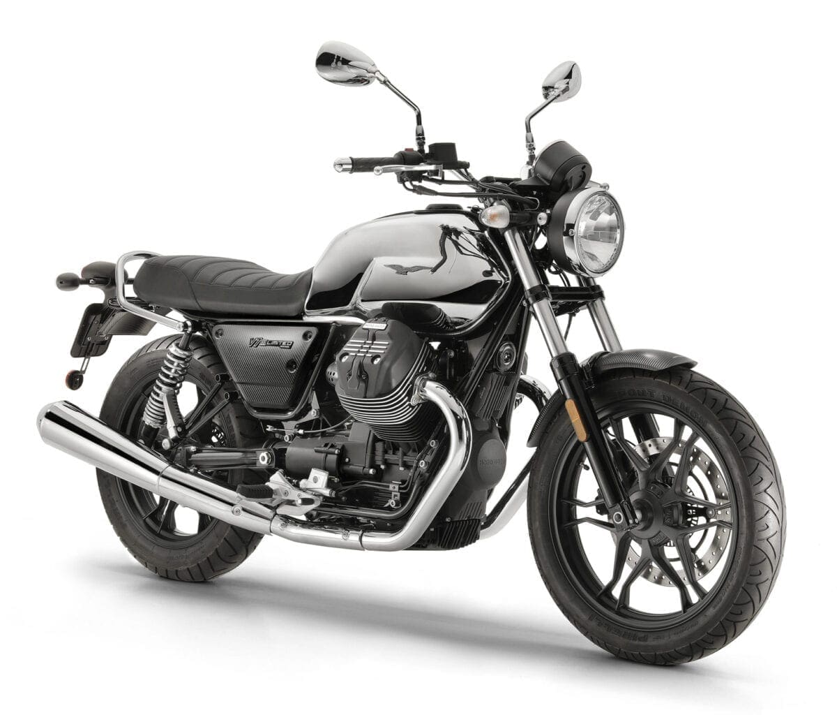 Moto Guzzi unveils its limited edition chrome V7 III. Only 500 being made.