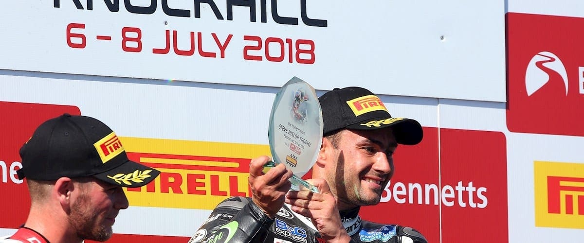 BSB: Race 2: Leon Haslam victorious in race two as Jake Dixon has a massive moment