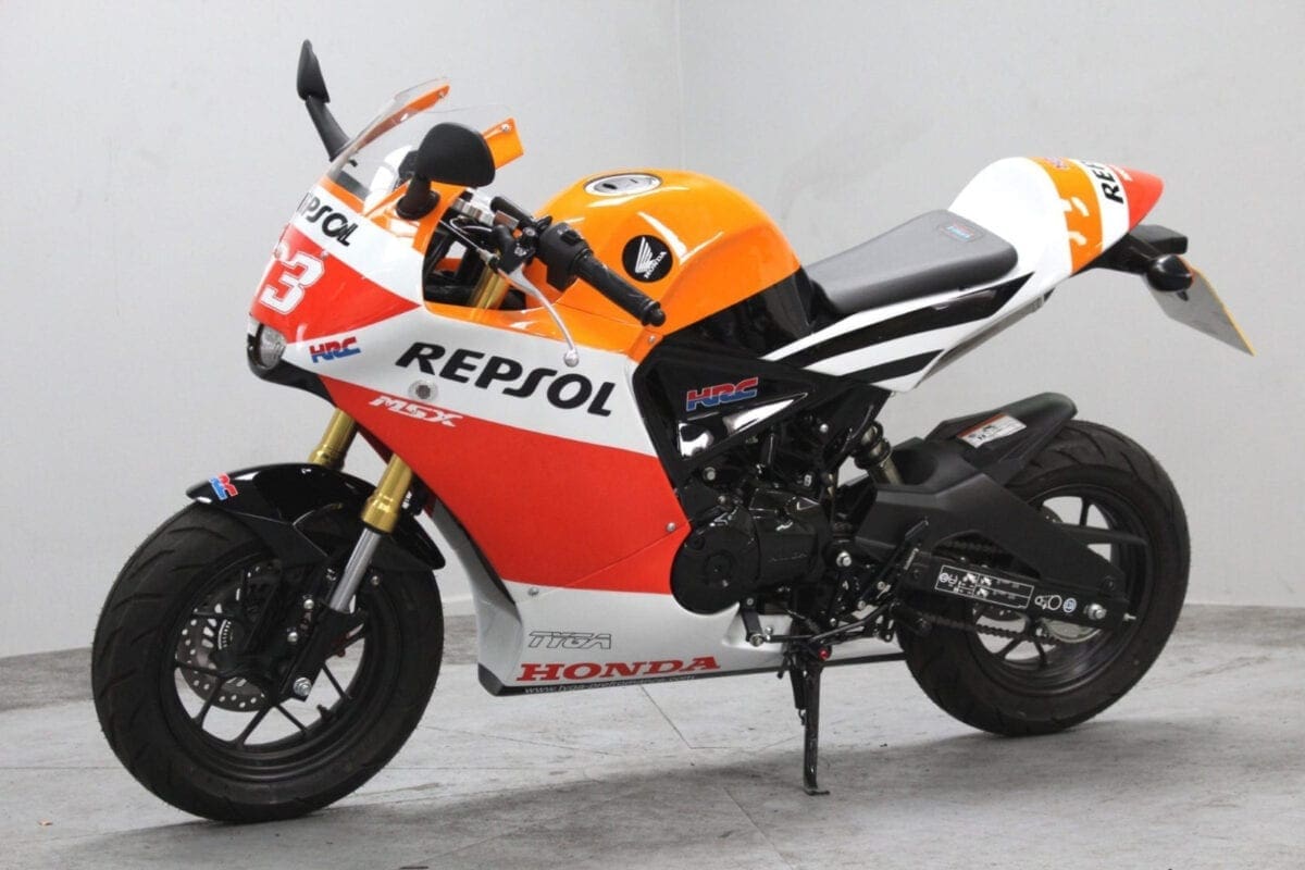 Marc Marquez-inspired Honda Grom RR. Build your own with TYGA.