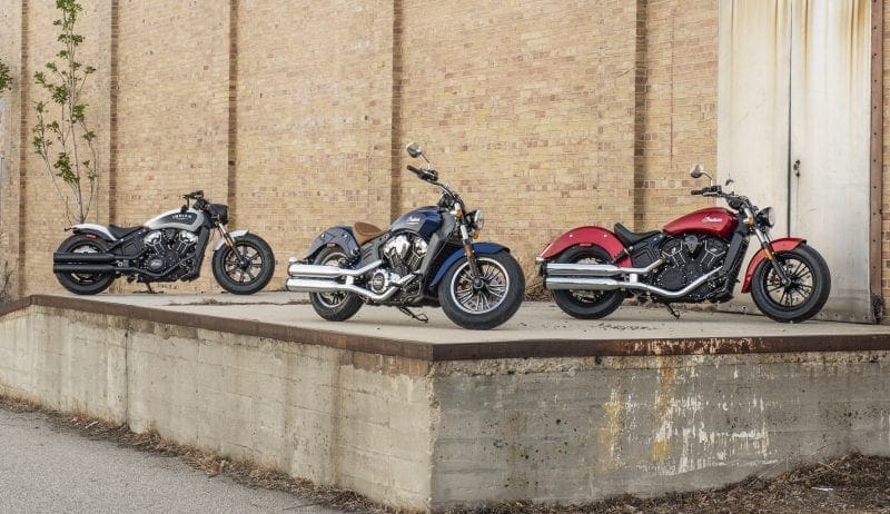 Indian announces its SCOUT lineup for 2019. New paint options and USB compatibility.