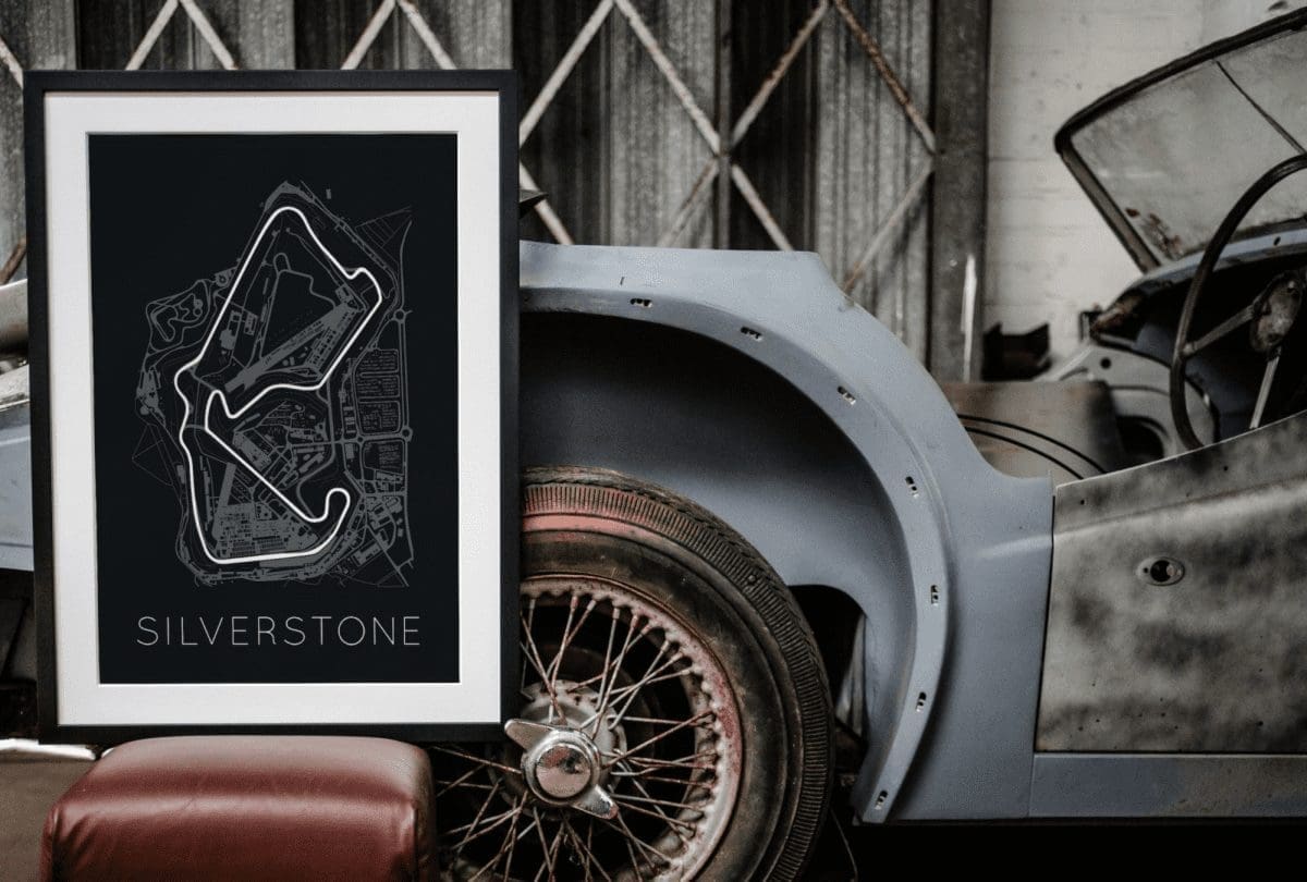 Race Tracks of the World’ poster series. Perfect present for petrol heads.
