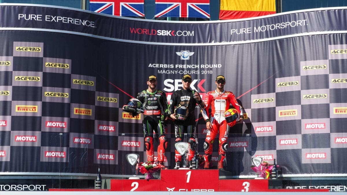WSB: That’s a wrap! Jonathan Rea takes the win and the title in style.