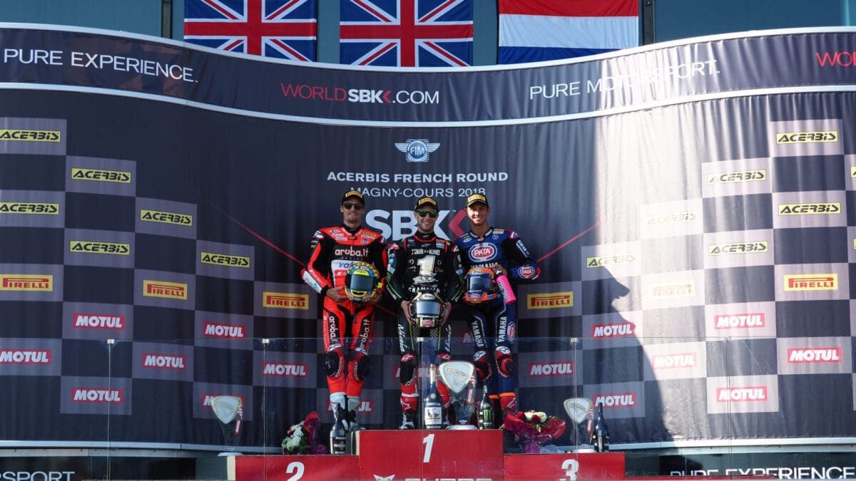 WSB: No easing off for the champion: Rea makes it a double in France.