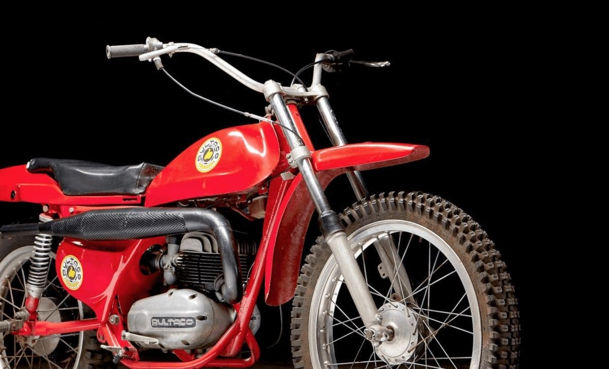 UNDER THE HAMMER: Peter Fonda’s 1968 Bultaco Pursang from EASY RIDER.